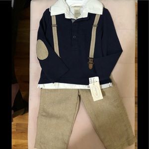 Miniclasix 2-piece outfit Navy and “Linen” look